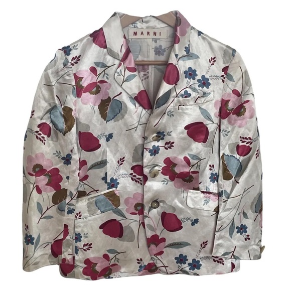 Stunning and rare Marni vintage floral blazer. - Picture 12 of 16